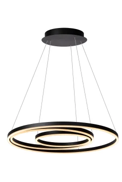 TRINITI - Hanglamp - Ø 80 cm - LED Dimb. - 3000K - Zwart*Lucide Sale