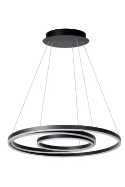 TRINITI - Hanglamp - Ø 80 cm - LED Dimb. - 3000K - Zwart*Lucide Sale
