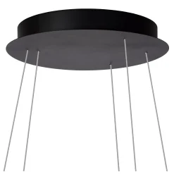 TRINITI - Hanglamp - Ø 80 cm - LED Dimb. - 3000K - Zwart*Lucide Sale