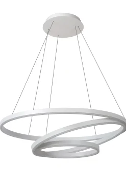 TRINITI - Hanglamp - Ø 80 cm - LED Dimb. - 3000K - Wit*Lucide Fashion