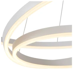 TRINITI - Hanglamp - Ø 80 cm - LED Dimb. - 3000K - Wit*Lucide Fashion
