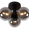 TRUDY - Plafonnière Badkamer - Ø 28 cm - 3xG9 - IP44 - Zwart*Lucide New