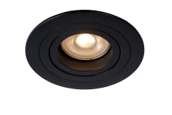 TUBE - Inbouwspot - Ø 9,2 cm - 1xGU10 - Zwart*Lucide Cheap