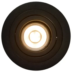 TUBE - Inbouwspot - Ø 9,2 cm - 1xGU10 - Zwart*Lucide Cheap