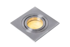 TUBE - Inbouwspot - 1xGU10 - Mat chroom*Lucide Online