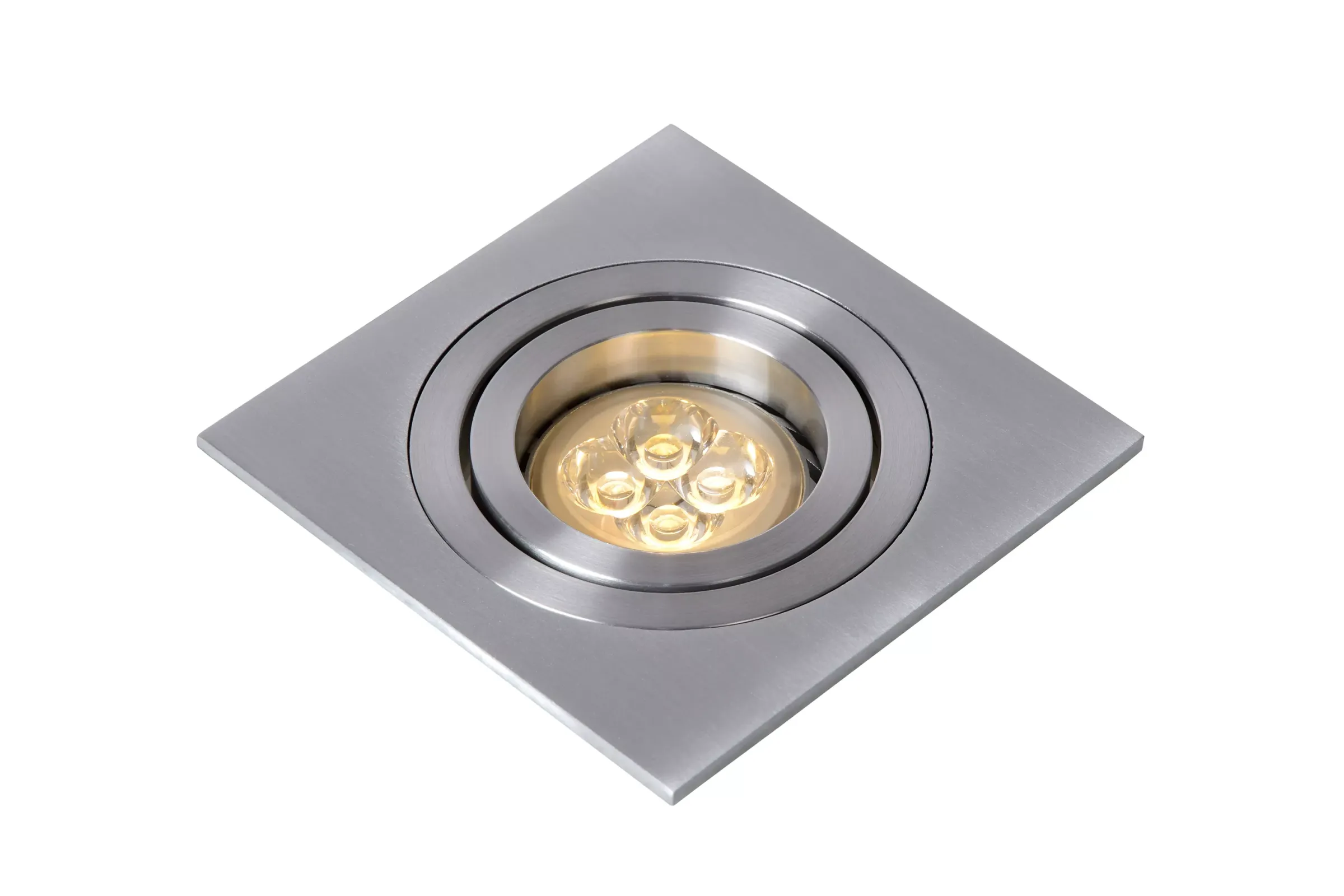 TUBE - Inbouwspot - 1xGU10 - Mat chroom*Lucide Online