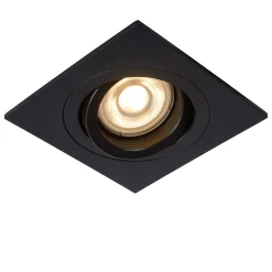 TUBE - Inbouwspot - 1xGU10 - Zwart*Lucide Cheap