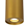 TUBE - Plafondspot - Ø 9,6 cm - 1xGU10 - Mat Goud / Messing*Lucide New