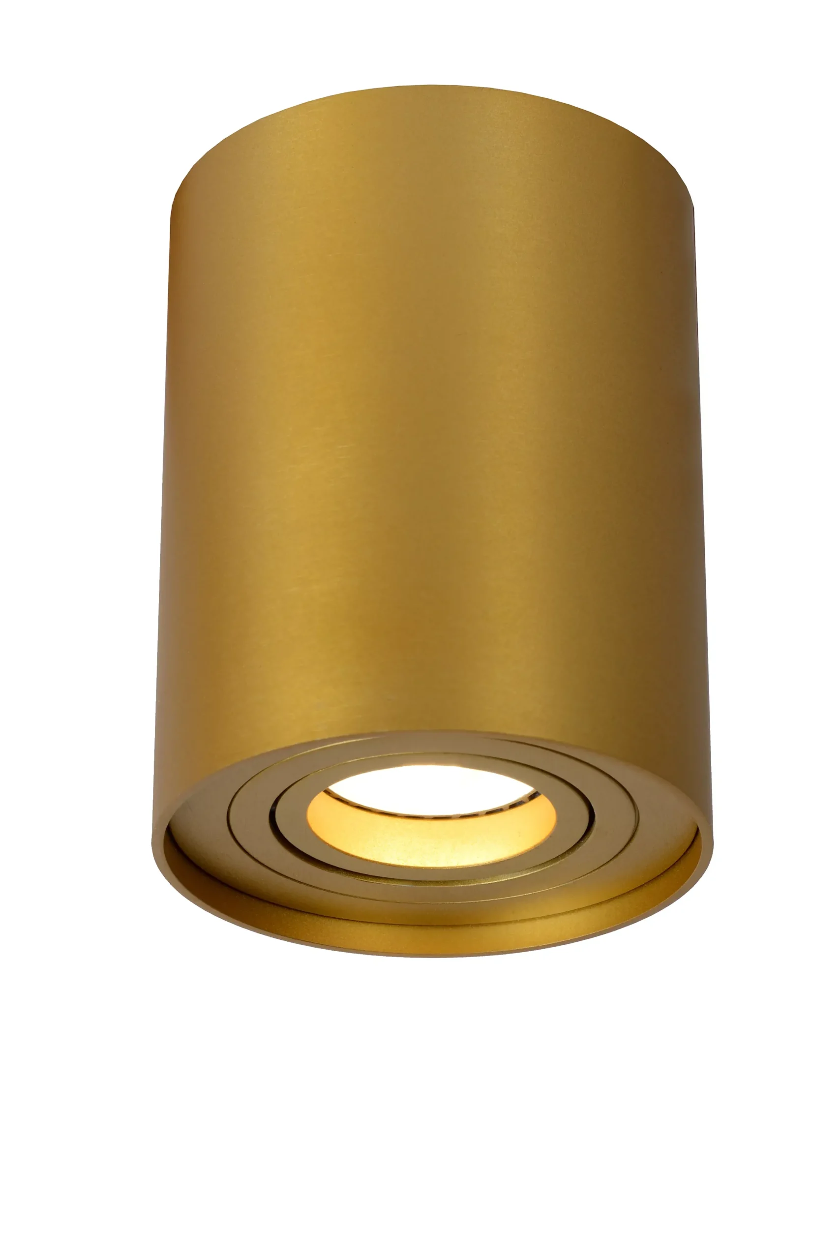 TUBE - Plafondspot - Ø 9,6 cm - 1xGU10 - Mat Goud / Messing*Lucide New