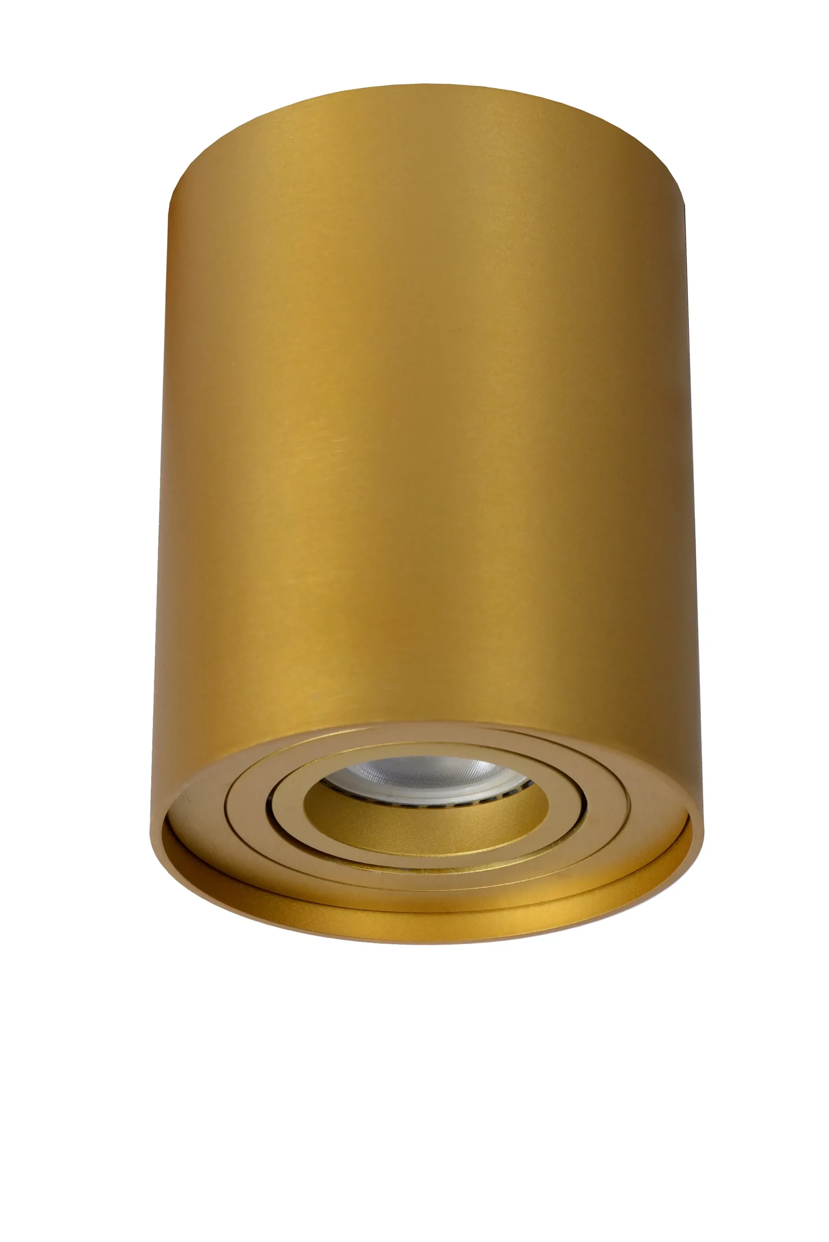 TUBE - Plafondspot - Ø 9,6 cm - 1xGU10 - Mat Goud / Messing*Lucide New