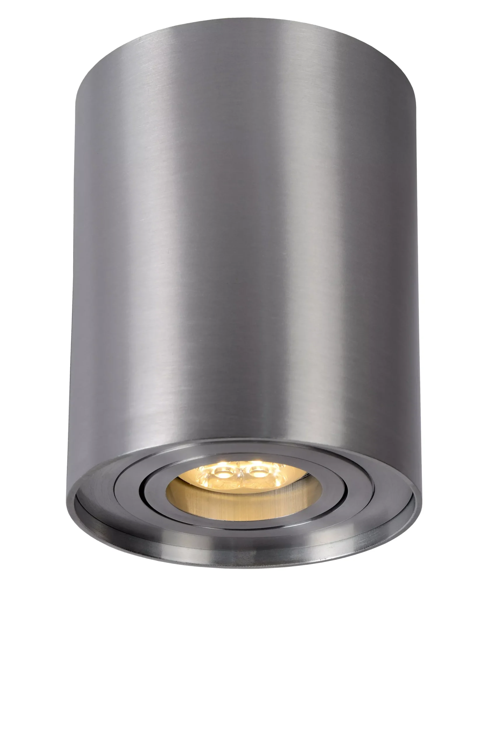 TUBE - Plafondspot - Ø 9,6 cm - 1xGU10 - Mat chroom*Lucide Outlet