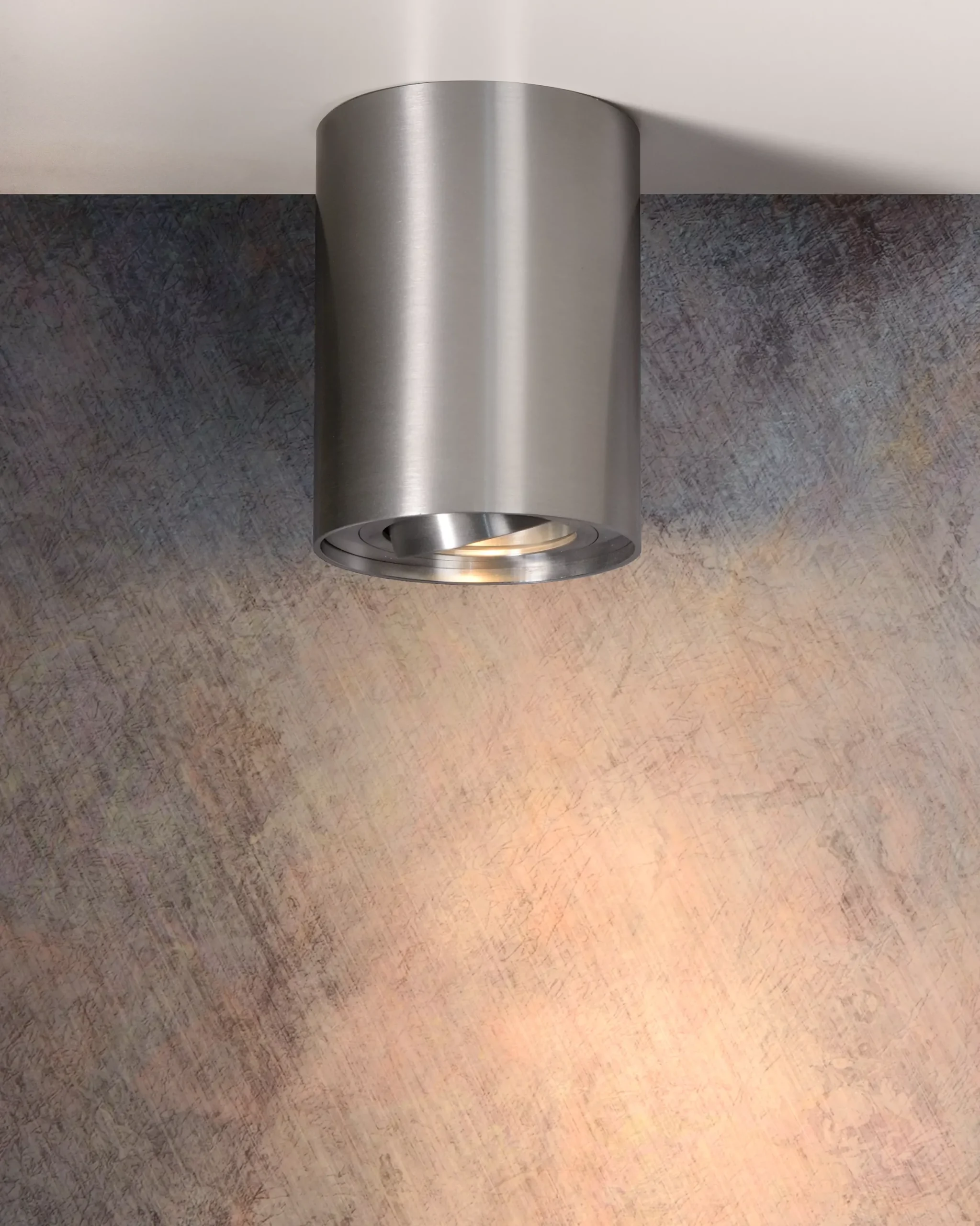 TUBE - Plafondspot - Ø 9,6 cm - 1xGU10 - Mat chroom*Lucide Outlet