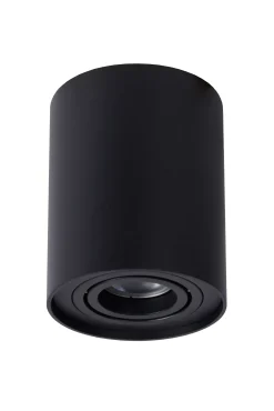 TUBE - Plafondspot - Ø 9,6 cm - 1xGU10 - Zwart*Lucide Cheap
