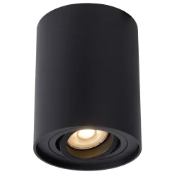 TUBE - Plafondspot - Ø 9,6 cm - 1xGU10 - Zwart*Lucide Cheap