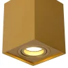 TUBE - Plafondspot - 1xGU10 - Mat Goud / Messing*Lucide Best Sale