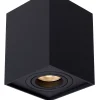 TUBE - Plafondspot - 1xGU10 - Zwart*Lucide Flash Sale