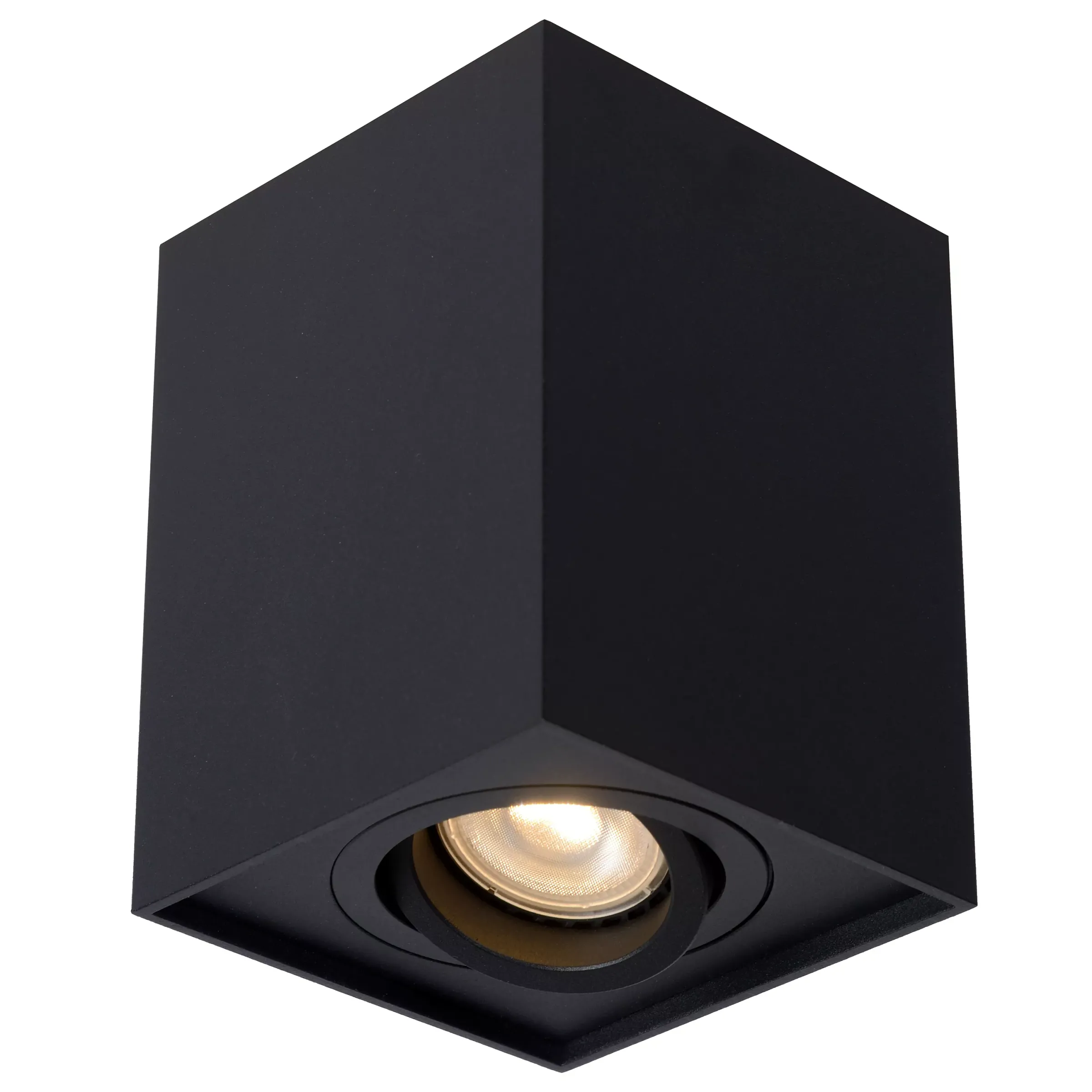 TUBE - Plafondspot - 1xGU10 - Zwart*Lucide Flash Sale
