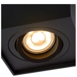 TUBE - Plafondspot - 1xGU10 - Zwart*Lucide Flash Sale