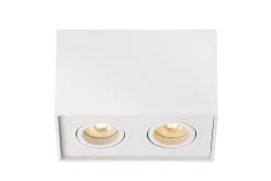 TUBE - Plafondspot - 2xGU10 - Wit*Lucide Shop