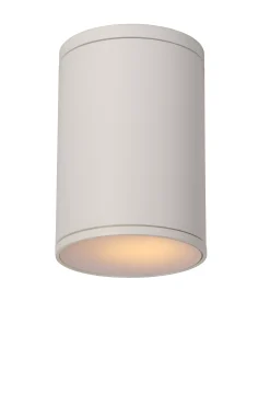 TUBIX - Plafondspot Binnen/Buiten - Ø 10,8 cm - 1xE27 - IP54 - Wit*Lucide Cheap