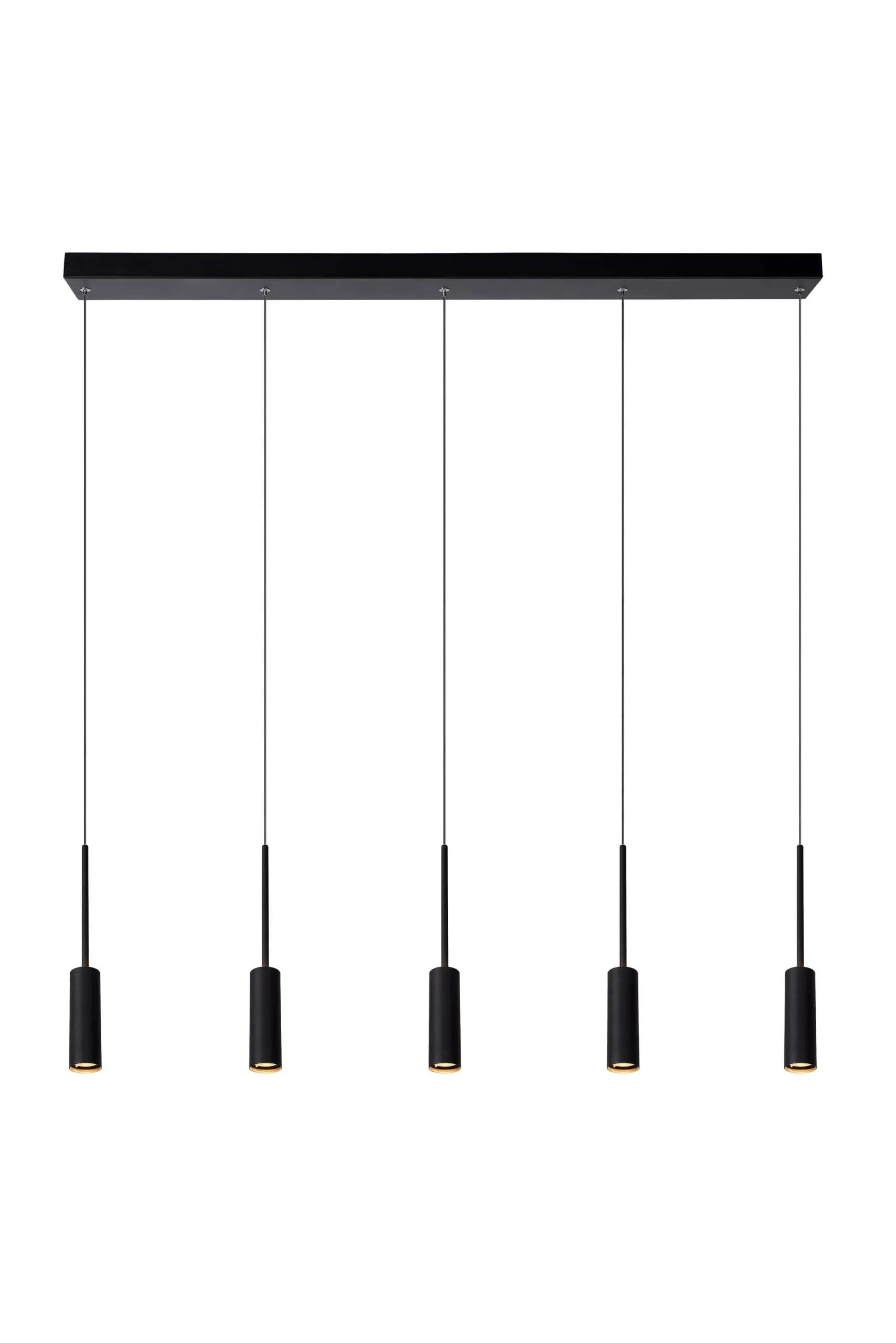 TUBULE - Hanglamp - LED - 5x7W 2700K - Zwart*Lucide Flash Sale