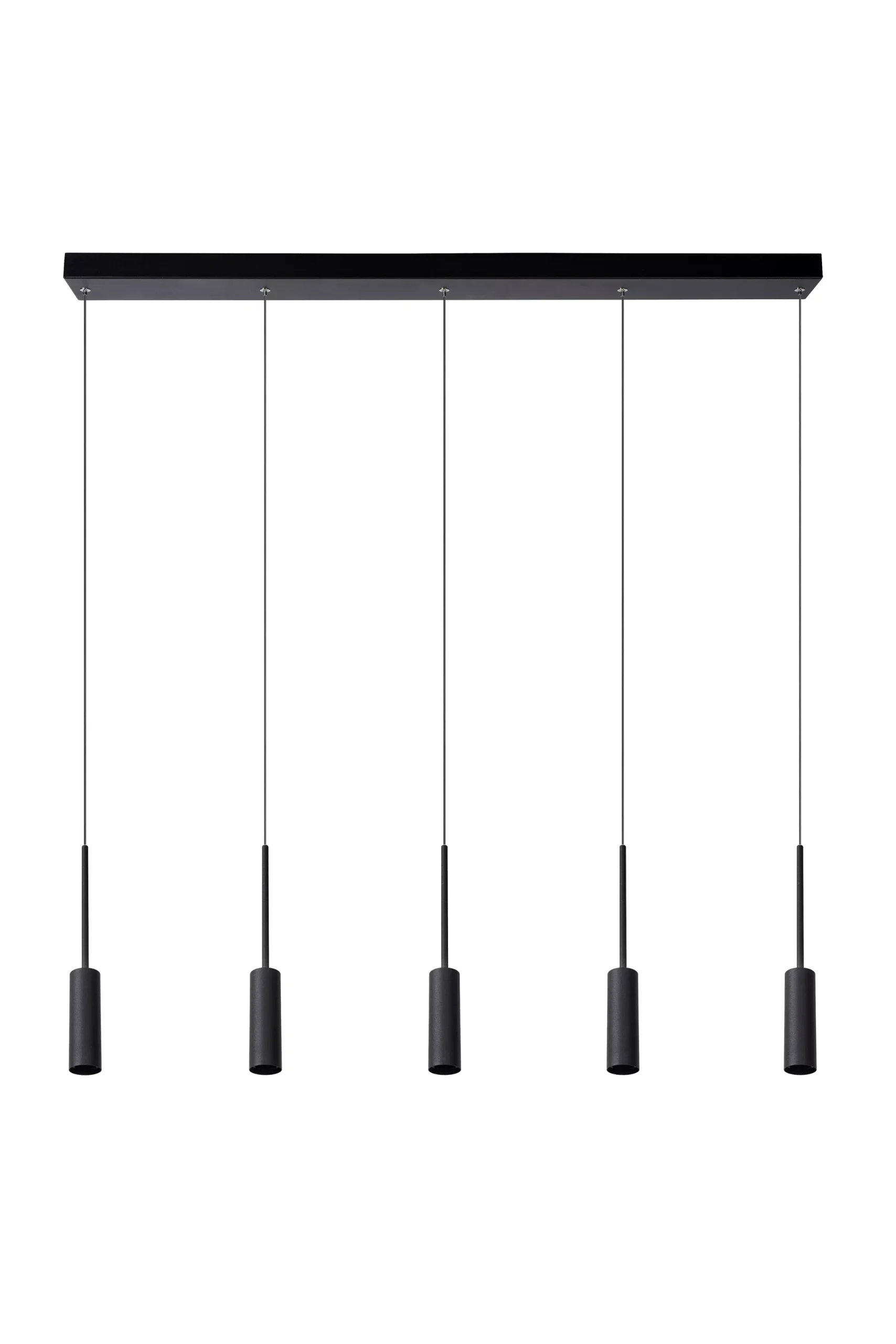 TUBULE - Hanglamp - LED - 5x7W 2700K - Zwart*Lucide Flash Sale