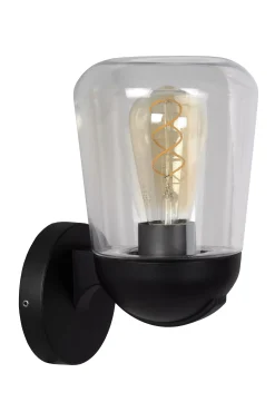 TULSA - Wandlamp Binnen/Buiten - 1xE27 - IP44 - Zwart*Lucide Sale