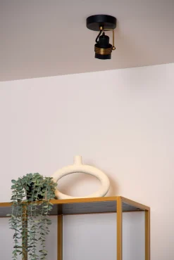 TUNDRAN - Plafondspot - 1xGU10 - Zwart*Lucide Flash Sale