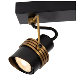 TUNDRAN - Plafondspot - 2xGU10 - Zwart*Lucide Discount