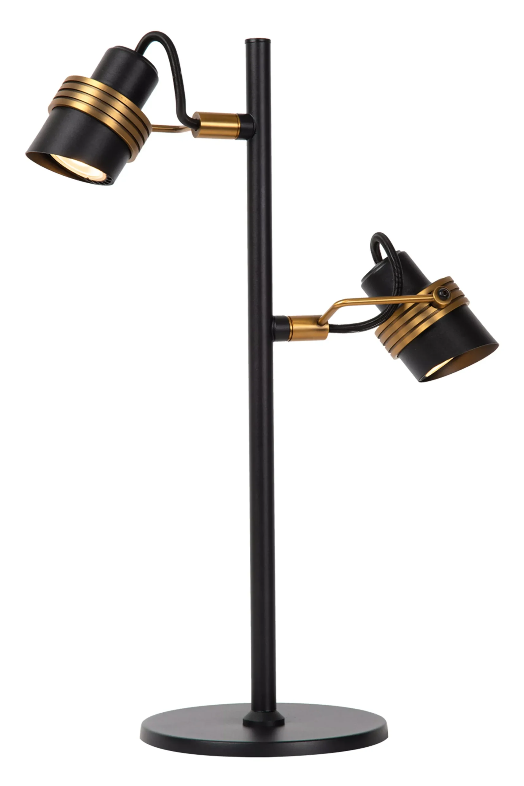 TUNDRAN - Tafellamp - 2xGU10 - Zwart*Lucide Outlet