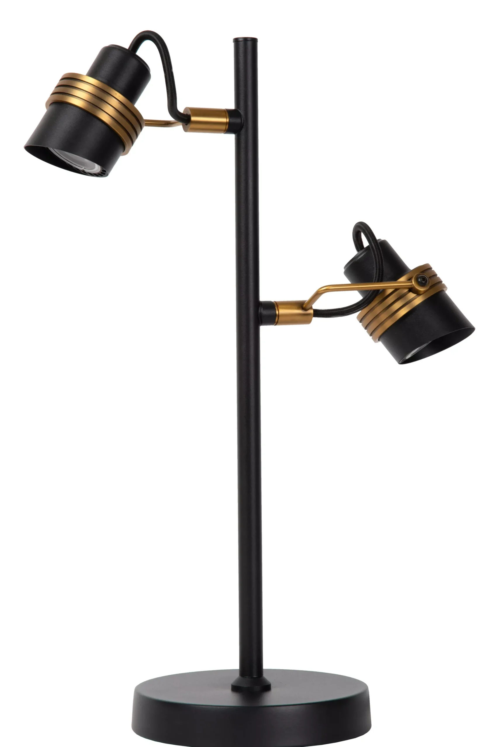 TUNDRAN - Tafellamp - 2xGU10 - Zwart*Lucide Outlet