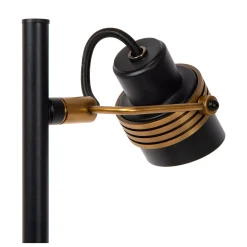 TUNDRAN - Tafellamp - 2xGU10 - Zwart*Lucide Outlet