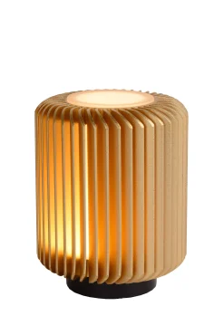 TURBIN - Tafellamp - Ø 10,6 cm - LED - 1x5W 3000K - Mat Goud / Messing*Lucide Cheap