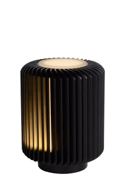 TURBIN - Tafellamp - Ø 10,6 cm - LED - 1x5W 3000K - Zwart*Lucide Clearance