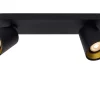 TURNON - Plafondspot - LED Dim to warm - GU10 - 2x5W 2200K/3000K - Zwart*Lucide Flash Sale