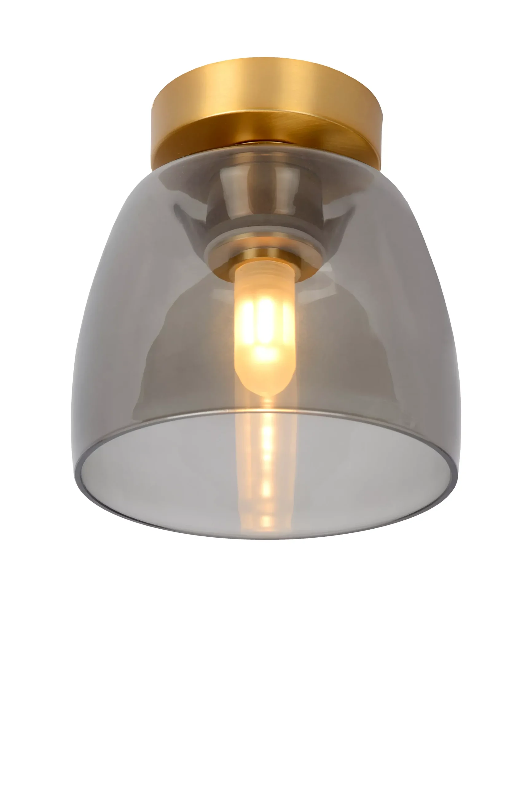 TYLER - Plafonnière Badkamer - Ø 16,1 cm - 1xG9 - IP44 - Mat Goud / Messing*Lucide Outlet