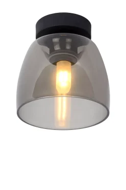TYLER - Plafonnière Badkamer - Ø 16,1 cm - 1xG9 - IP44 - Zwart*Lucide Hot