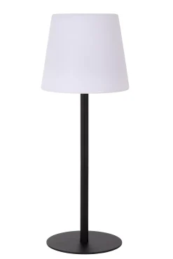 TYON - Oplaadbare Tafellamp Binnen/Buiten - Accu/Batterij - LED Dimb. - IP65 - Zwart*Lucide Sale