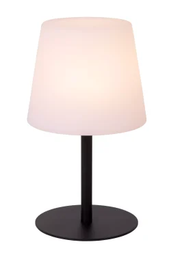 TYON - Oplaadbare Tafellamp Binnen/Buiten - Accu/Batterij - LED Dimb. - IP65 - Zwart*Lucide Sale