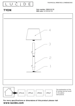 TYON - Oplaadbare Tafellamp Binnen/Buiten - Accu/Batterij - LED Dimb. - IP65 - Groen*Lucide Flash Sale
