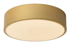 UNAR - Plafonnière - Ø 20 cm - LED 3 StepDim - 1x12W 2700K - Mat Goud / Messing*Lucide Cheap