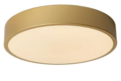 UNAR - Plafonnière - Ø 30 cm - LED 3 StepDim - 1x18W 2700K - Mat Goud / Messing*Lucide Best Sale