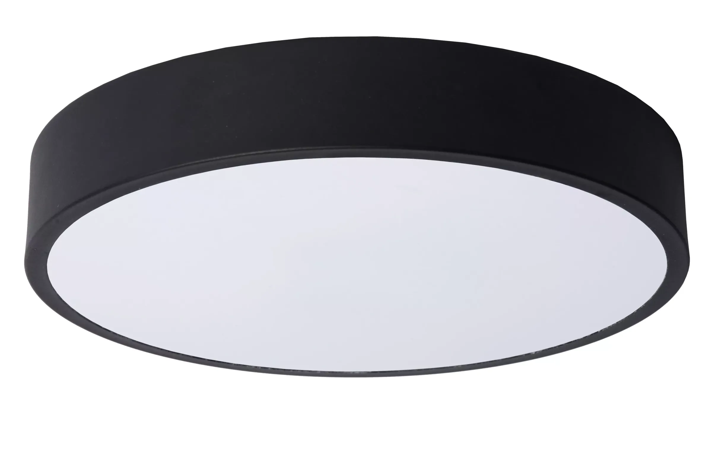 UNAR - Plafonnière - Ø 30 cm - LED 3 StepDim - 1x18W 2700K - Zwart*Lucide Clearance