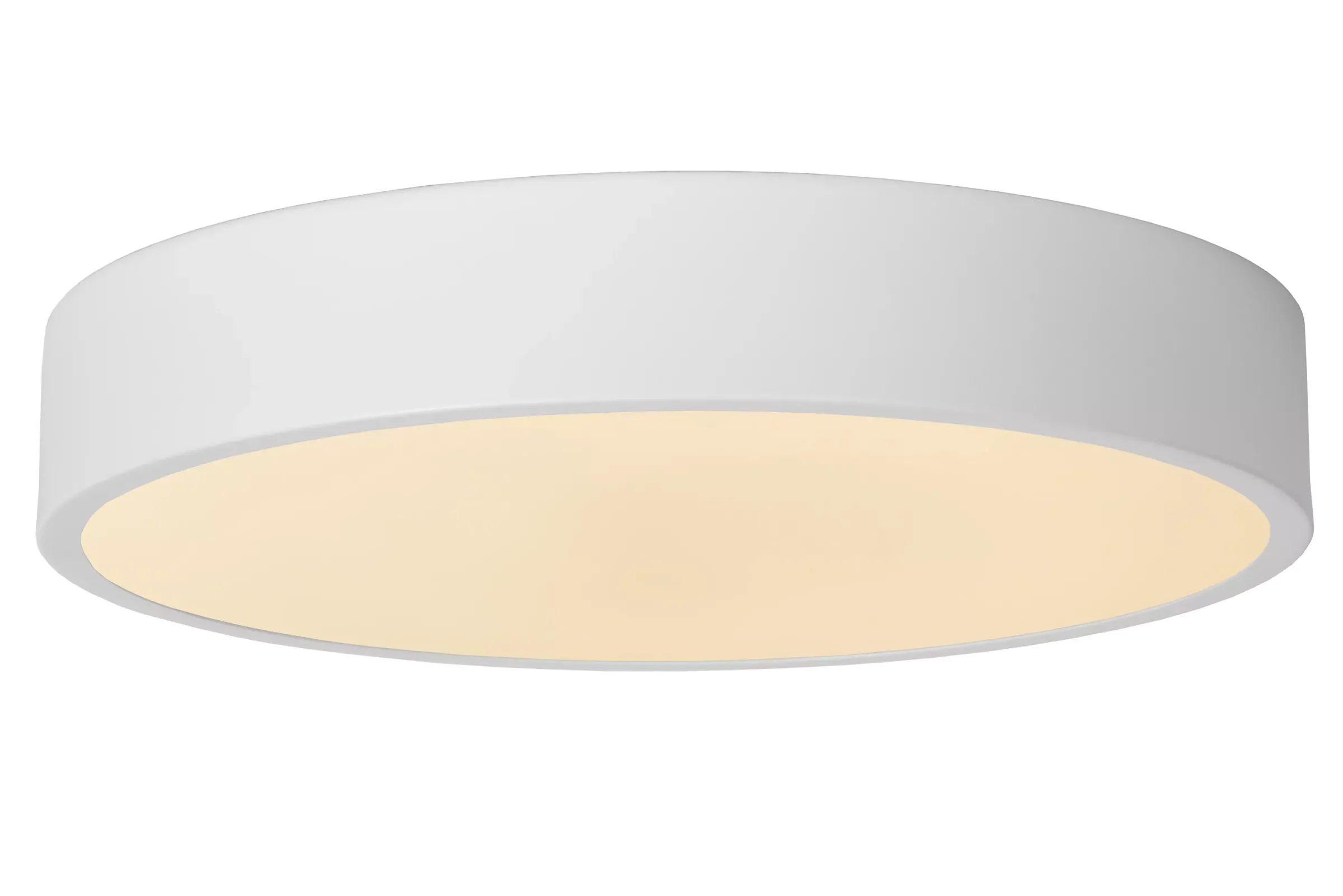 UNAR - Plafonnière - Ø 30 cm - LED 3 StepDim - 1x18W 2700K - Wit*Lucide Discount