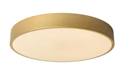 UNAR - Plafonnière - Ø 39,5 cm - LED 3 StepDim - 1x24W 2700K - Mat Goud / Messing*Lucide Outlet
