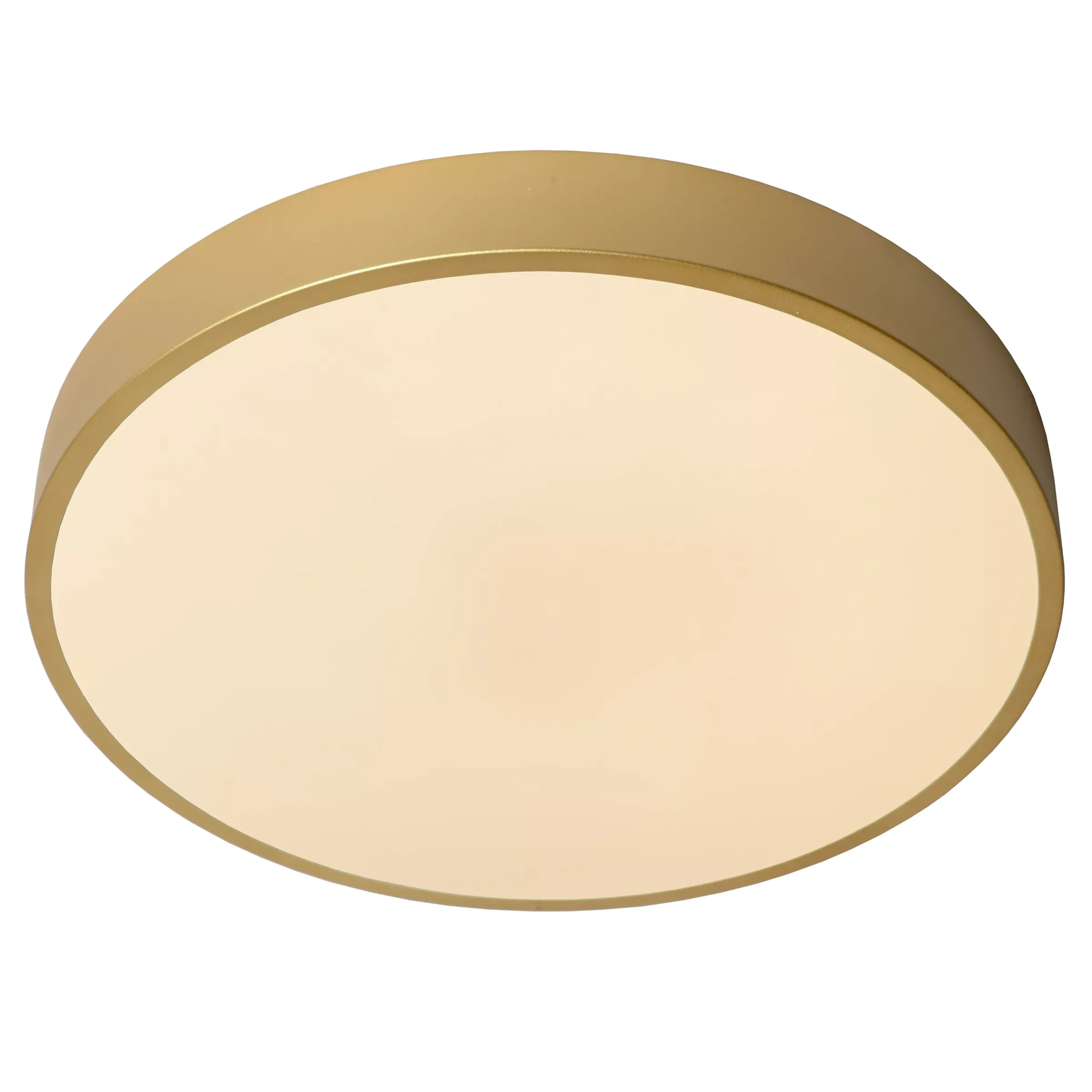 UNAR - Plafonnière - Ø 39,5 cm - LED 3 StepDim - 1x24W 2700K - Mat Goud / Messing*Lucide Outlet