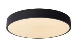 UNAR - Plafonnière - Ø 39,5 cm - LED 3 StepDim - 1x24W 2700K - Zwart*Lucide Fashion