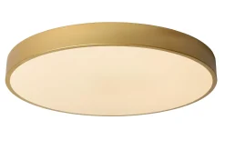 UNAR - Plafonnière - Ø 49,5 cm - LED 3 StepDim - 1x36W 2700K - Mat Goud / Messing*Lucide Outlet