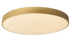 UNAR - Plafonnière - Ø 60 cm - LED 3 StepDim - 1x60W 2700K - Mat Goud / Messing*Lucide Fashion