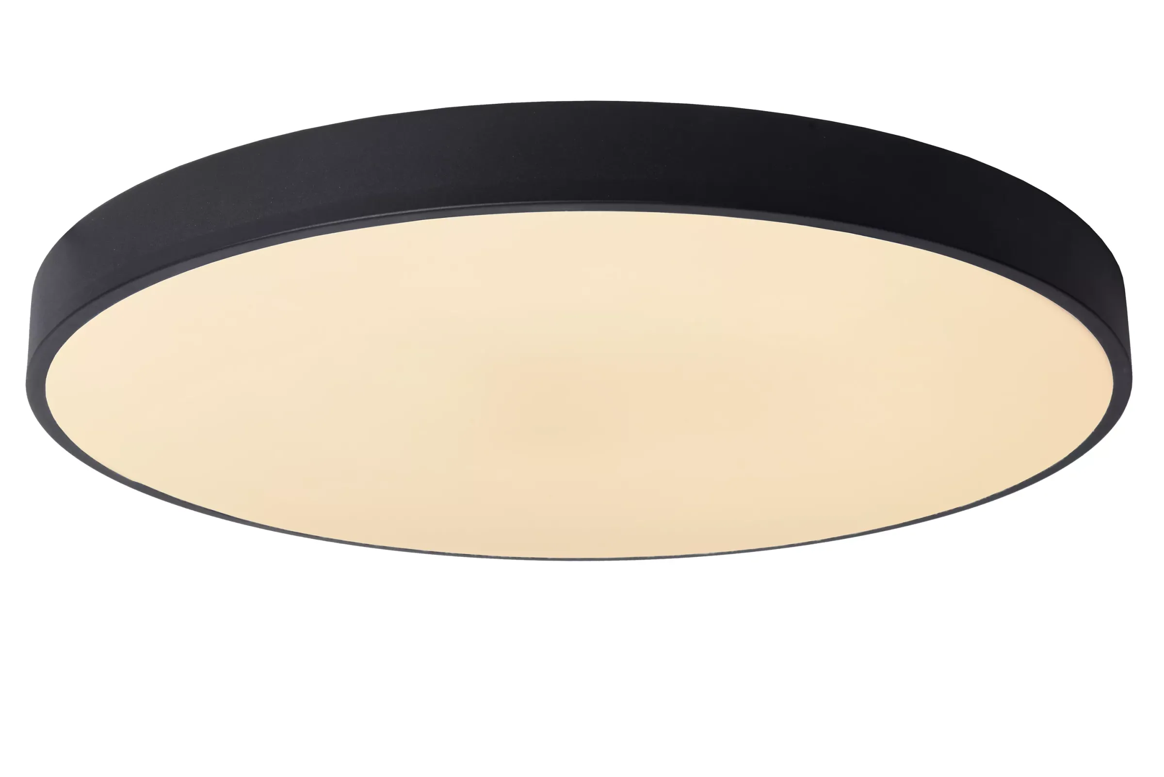 UNAR - Plafonnière - Ø 60 cm - LED 3 StepDim - 1x60W 2700K - Zwart*Lucide Flash Sale